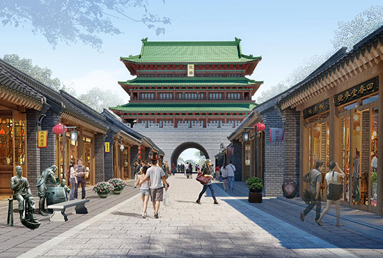 安阳市南大街改造工程启动 镇远门和鼓楼将在原址重建
